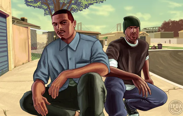 Арт, fan art, grove street, GTA San Andreas