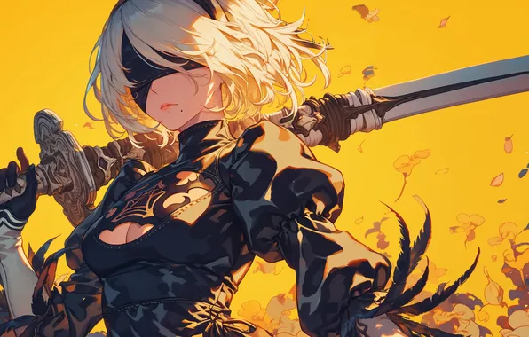 2b Nier Automata, 2B (Nier: Automata), nier-automata