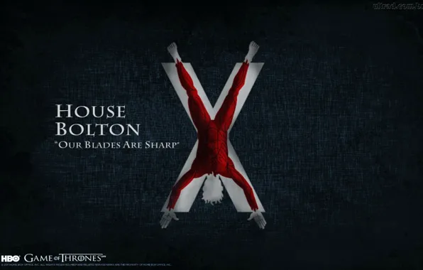 Game of thrones, Bolton, coat of arms