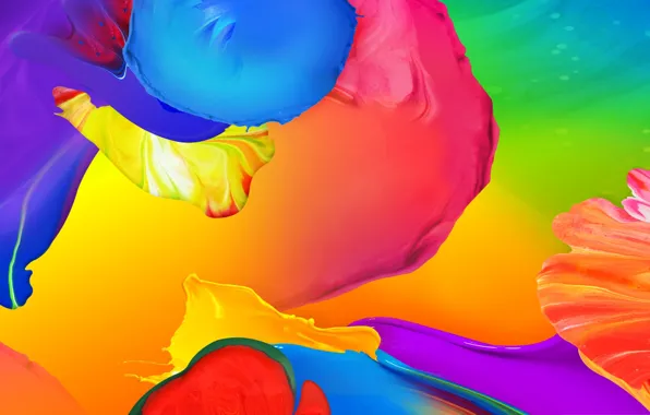 Картинка узор, краски, всплеск