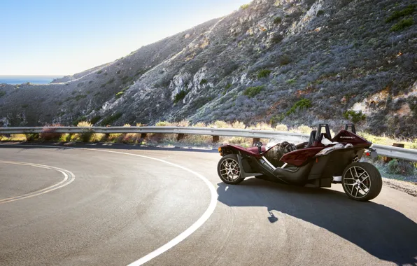 Beautiful, comfort, hi-tech, Polaris, Slingshot, tecnology, sporty, tricycle