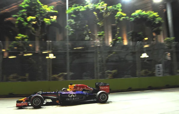 Гонщик, Formula 1, Red Bull, Vettel, Чемпион, Sebastian, RB10