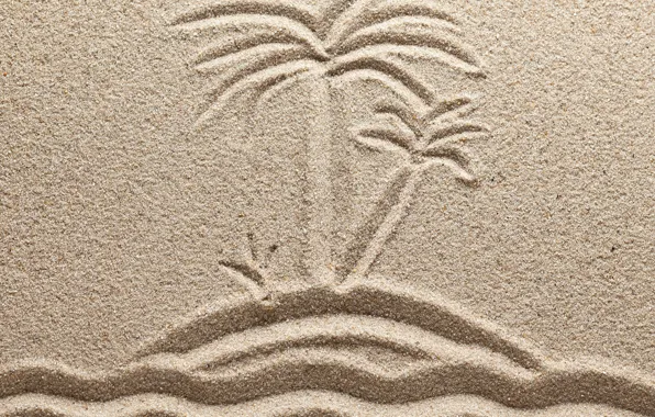 Картинка песок, рисунок, texture, sand, drawing