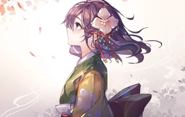 Цветок, девушка, Touhou, Тохо, Тоухоу