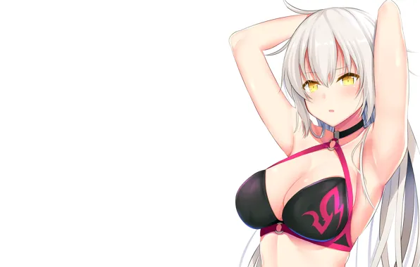 Girl, sexy, cleavage, long hair, boobs, anime, beautiful, pretty