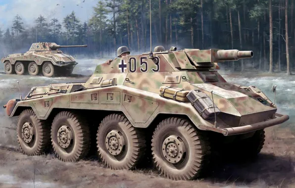 Германия, Бронетранспортер, вермахт, Filip Zierfuss, Sd.Kfz.234/3