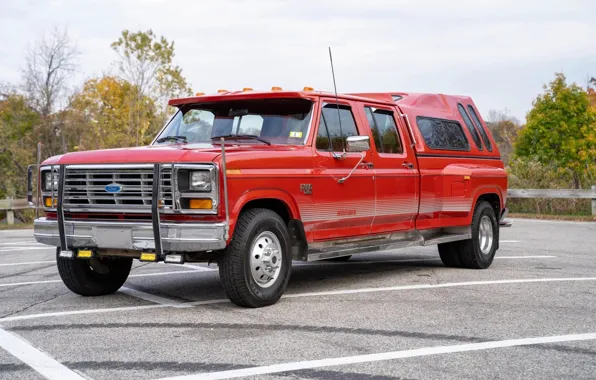 Картинка Ford, '1986, Crew Cab Diesel Dually, F-350 XL