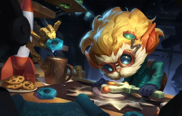 Существо, печенье, зверёк, Heimerdinger, Legends of Runeterra