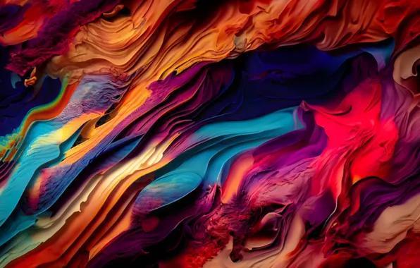Colorful, abstract
