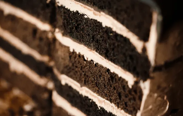 Cake, chocolate, layers