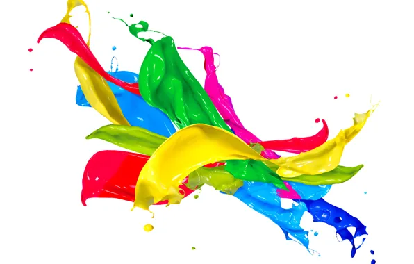 Картинка капли, брызги, краска, colors, design, splash, paint