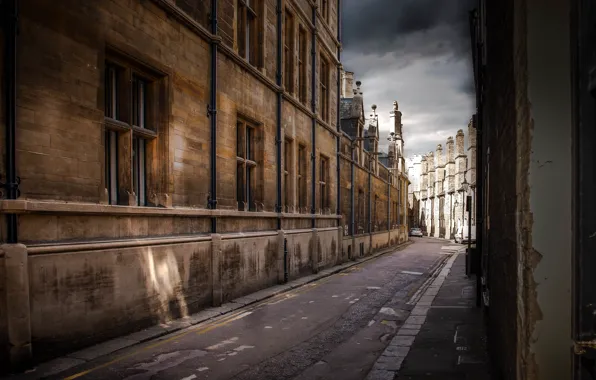 Город, Cambridge, street to the River