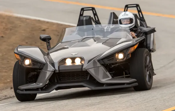 Beautiful, comfort, hi-tech, Polaris, Slingshot, tecnology, sporty, tricycle