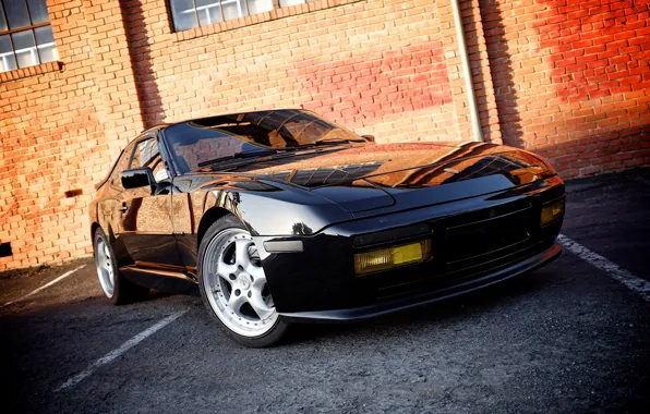 Авто, черный, Porsche, порше, 1989, 944