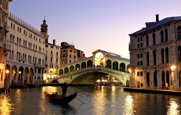 Картинка мост, Италия, Венеция