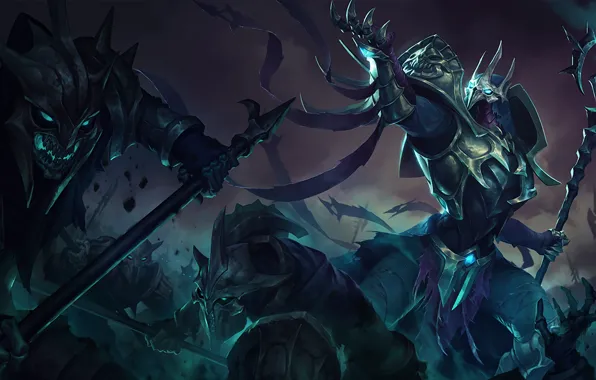 Доспехи, воины, рыцари, League of Legends, Лига Легенд, Azir