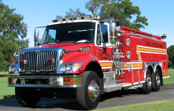 Fire, International, truck, 7400