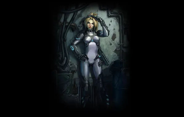 Картинка Girl, Ghost, Terra, Blizzard, Terran, Nova, StarCraft, Characters