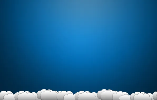 Картинка небо, облака, минимализм, sky, minimalism, 1920x1200, clouds