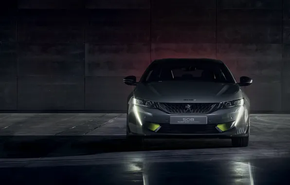 Concept, Peugeot, вид спереди, 508, 2019, Sport Engineered