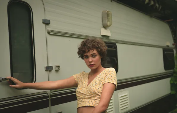 Взгляд, девушка, поза, girl, трейлер, look, pose, trailer