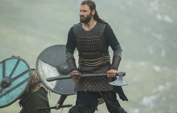 Картинка сериал, топор, Vikings, Викинги, Clive Standen, Rollo