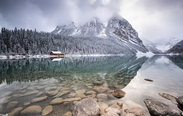 Картинка Alberta, Lake Louise, Canadà, First Snows