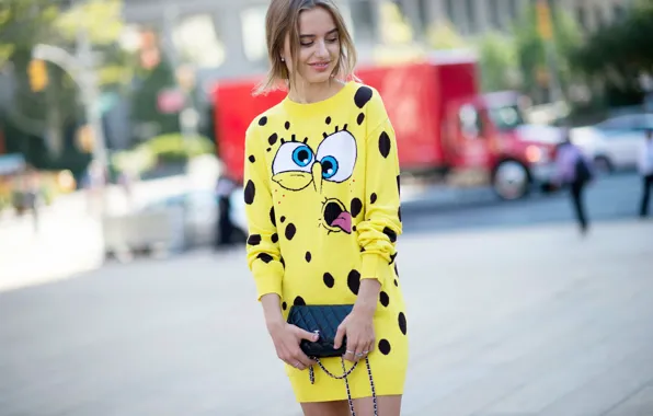 Девушка, модель, New York, Sonya Esman, весна 2015, Fashion Week