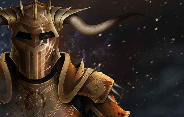 Шлем, dragon age, Dragon Age: Origins, Darkspawn, Hurlock vanguard