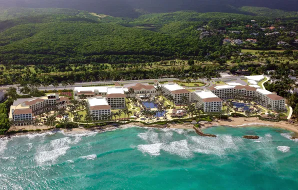 Океан, курорт, Jamaica, ареал