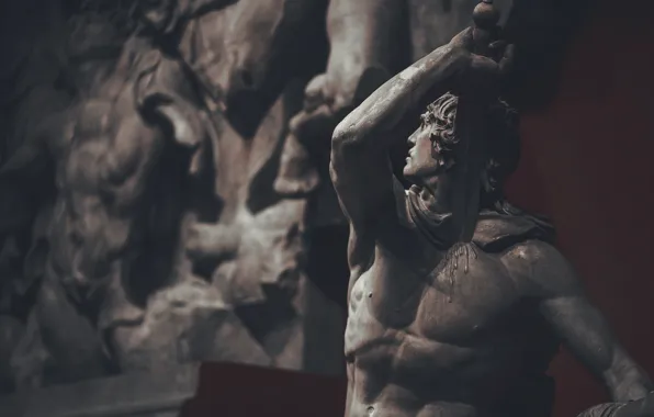 Меч, Рим, скульптура, The Galatian Suicide, Галл, Национальный музей Рима, Ludovisi Gaul, Галл убивает себя