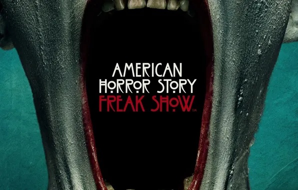 Horror, ghost, man, face, spirit, scream, teeth, American Horror Story