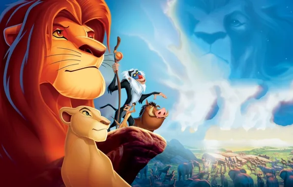 Lion, lion king, simba