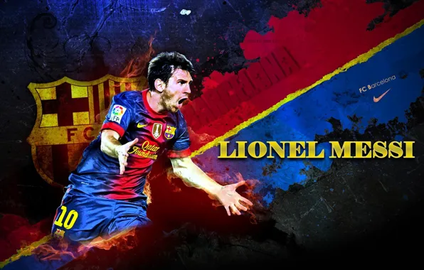 Wallpaper, sport, football, Lionel Messi, player, FC Barcelona