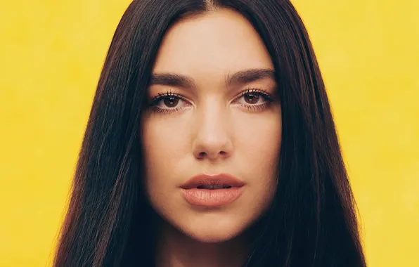 Взгляд, девушка, портрет, певица, singer, Дуа Липа, Dua Lipa