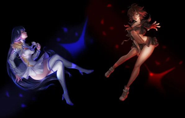 Девушки, сёстры, Kill La Kill, Круши кромсай