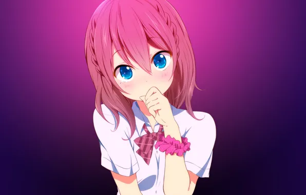 Kawaii, anime, blue eyes, beautiful, pretty, pose, manga, sugoi