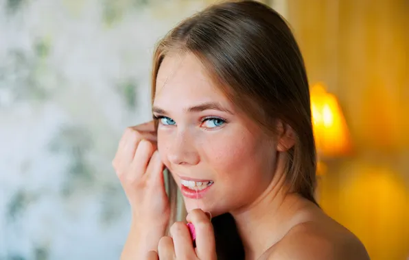 Model, awesome, brunette, gorgeous, photoshoot, posing, cute girl, beautiful face