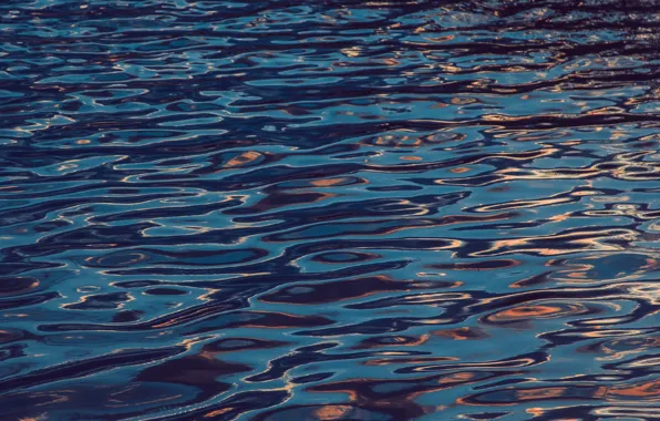 Море, вода, макро, блики, отражение, река, краски, блик