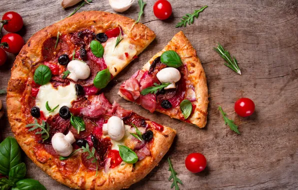 Картинка Tomato, Pizza, Food