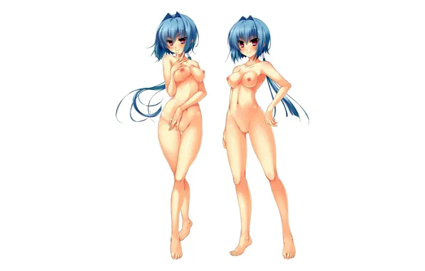 Girl, sexy, long hair, nipples, boobs, anime, beautiful, pretty
