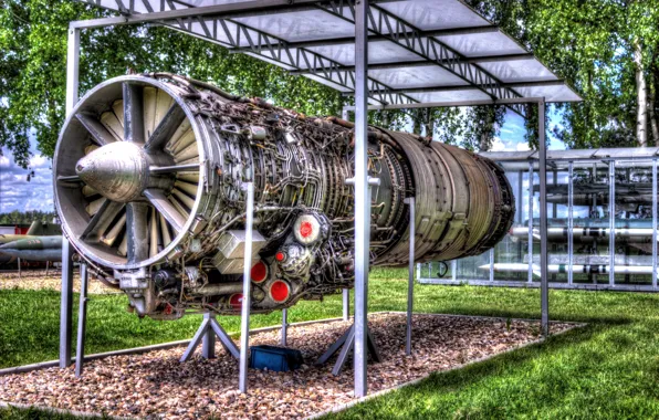 Музей, Jet engine, Реактивный двигатель