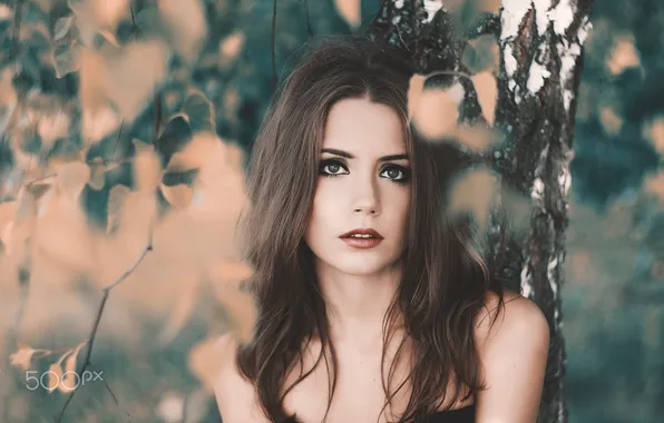 Model, Portrait, Looking At Camera, Ksenia Kokoreva, Woman Outside