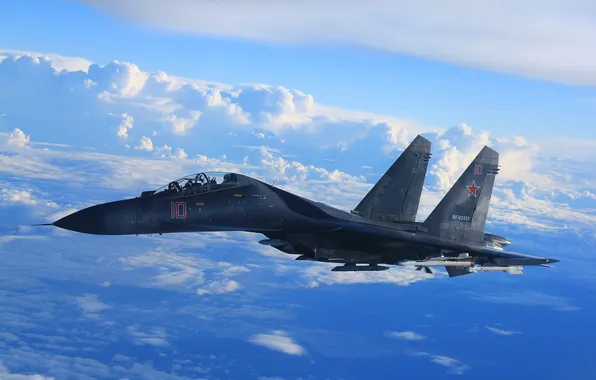 Картинка aircraft, military, aviation, Su-35