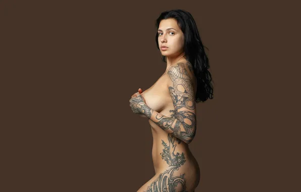 Girl, sexy, boobs, eyes, smile, beautiful, figure, model