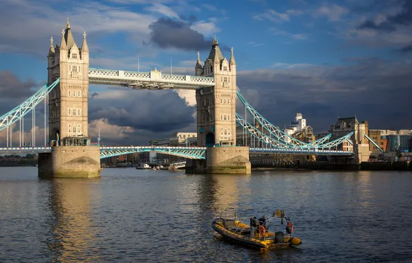 Картинка мост, город, Лондон