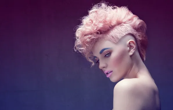 Взгляд, девушка, фон