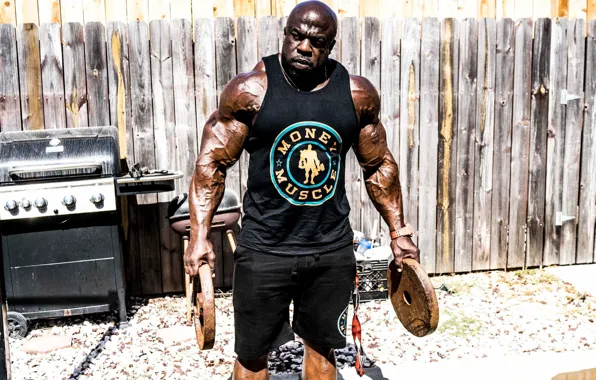 Поза, улица, забор, двор, muscle, мышцы, бодибилдер, bodybuilder