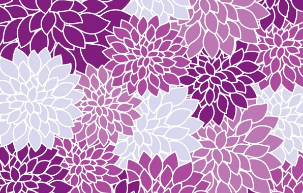 Картинка фиолетовый, цветы, ретро, фон, текстура, георгина