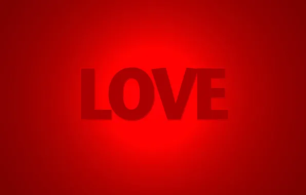 Любовь, красный, слово